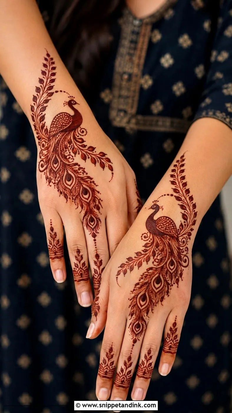 Back Hand Mehndi Design
