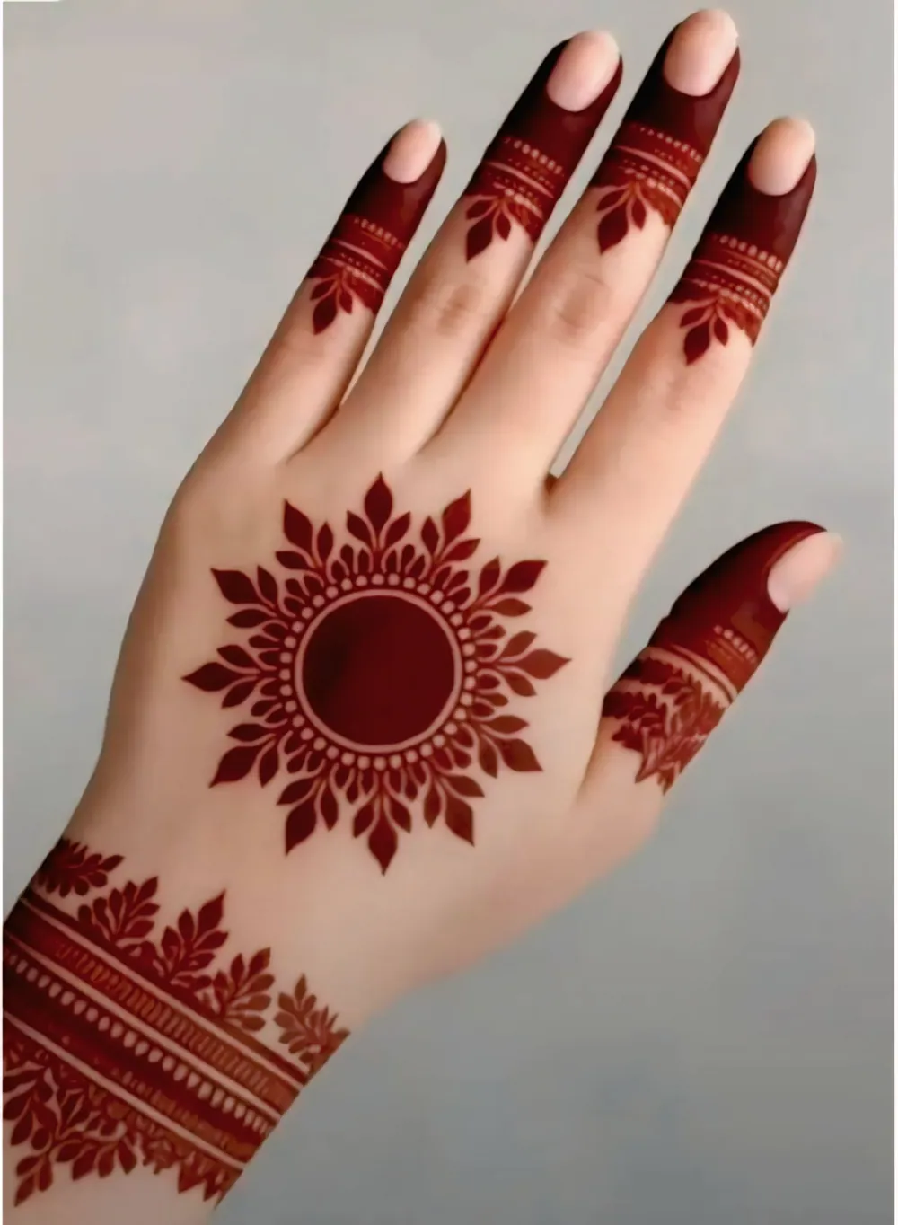 Elegant Arabic Mehndi Design #60