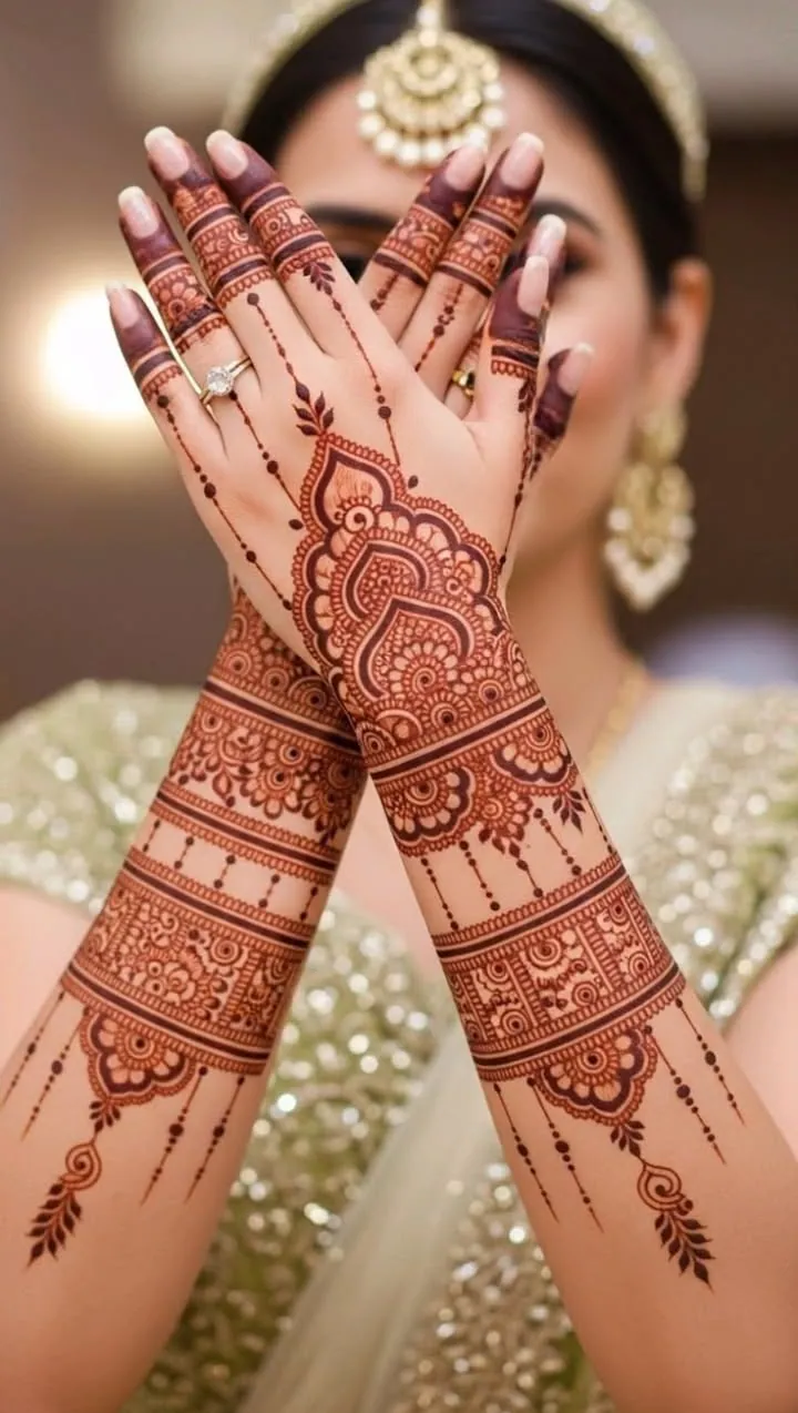 Beautiful Bridal Mehndi Design #14