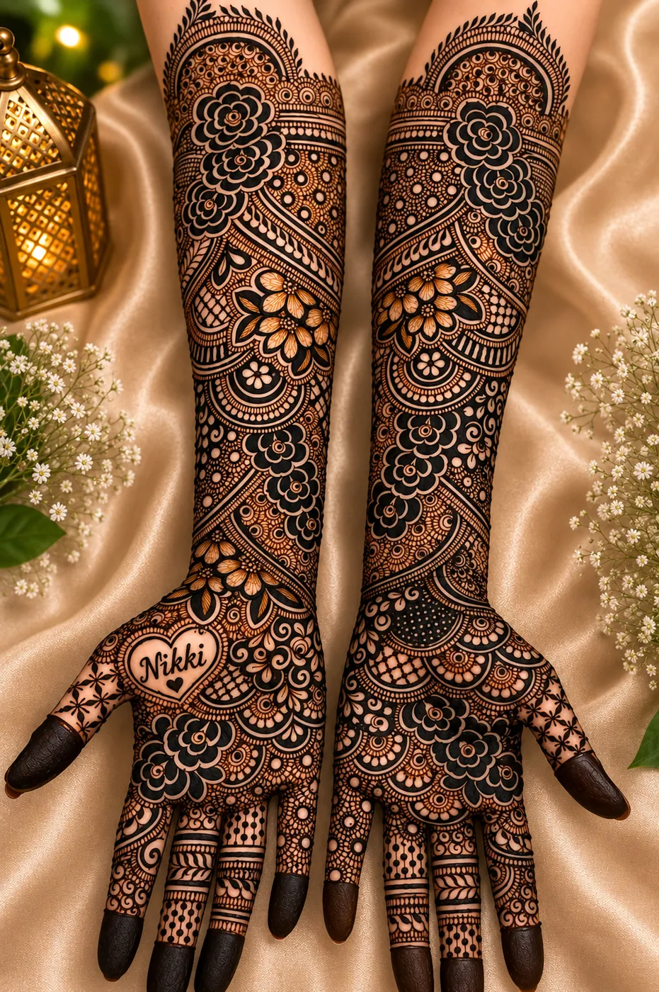 Trendy Bridal Mehndi Design #26