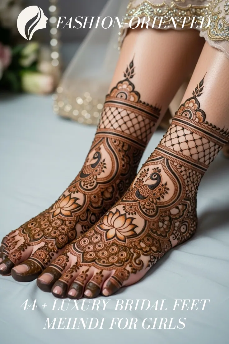 Charming Bridal Mehndi Design #9