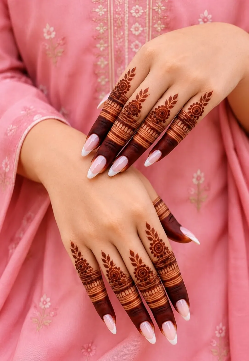 Charming Finger Mehndi Design #29