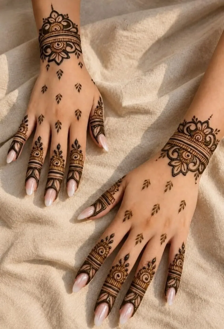 Charming Simple Mehndi Design #109