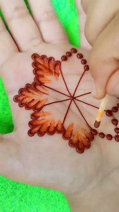 Classic Simple Mehndi Design #12