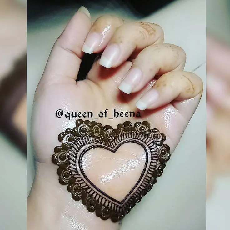 Stylish Simple Mehndi Design #163