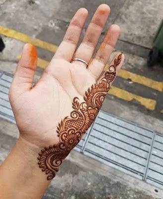 Latest Simple Mehndi Design #205