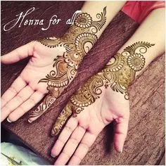 Elegant Simple Mehndi Design #210