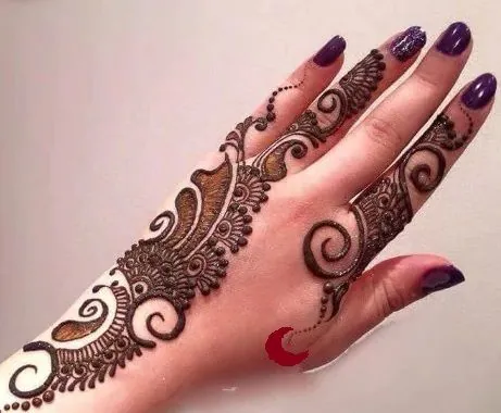 Stylish Simple Mehndi Design #213