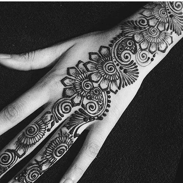 Trendy Simple Mehndi Design #226