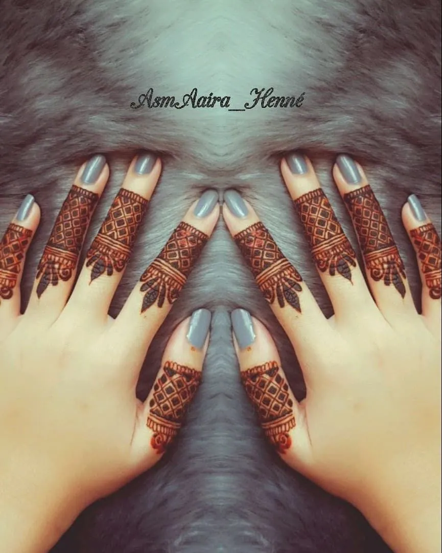 Modern Simple Mehndi Design #251