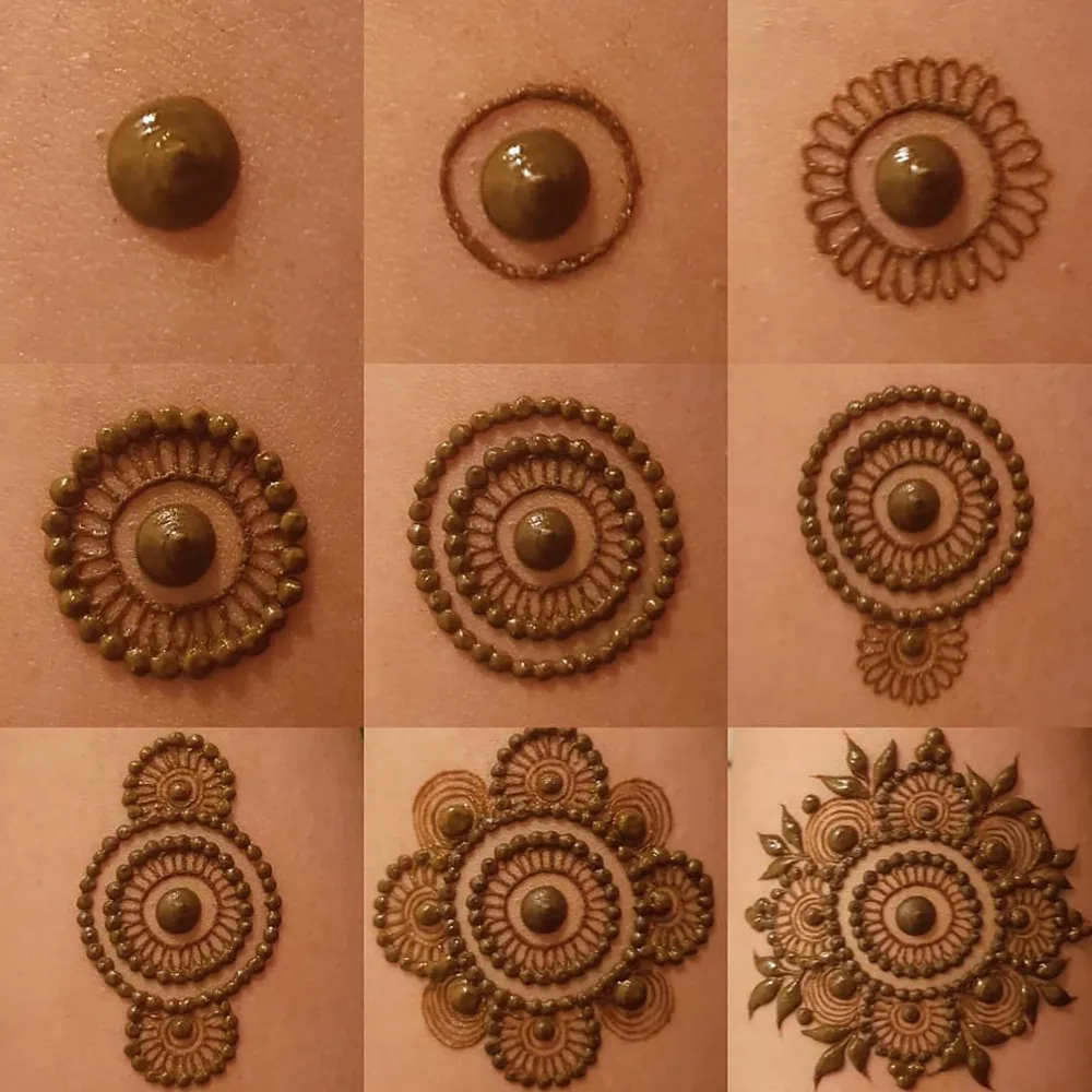 Trendy Simple Mehndi Design #26