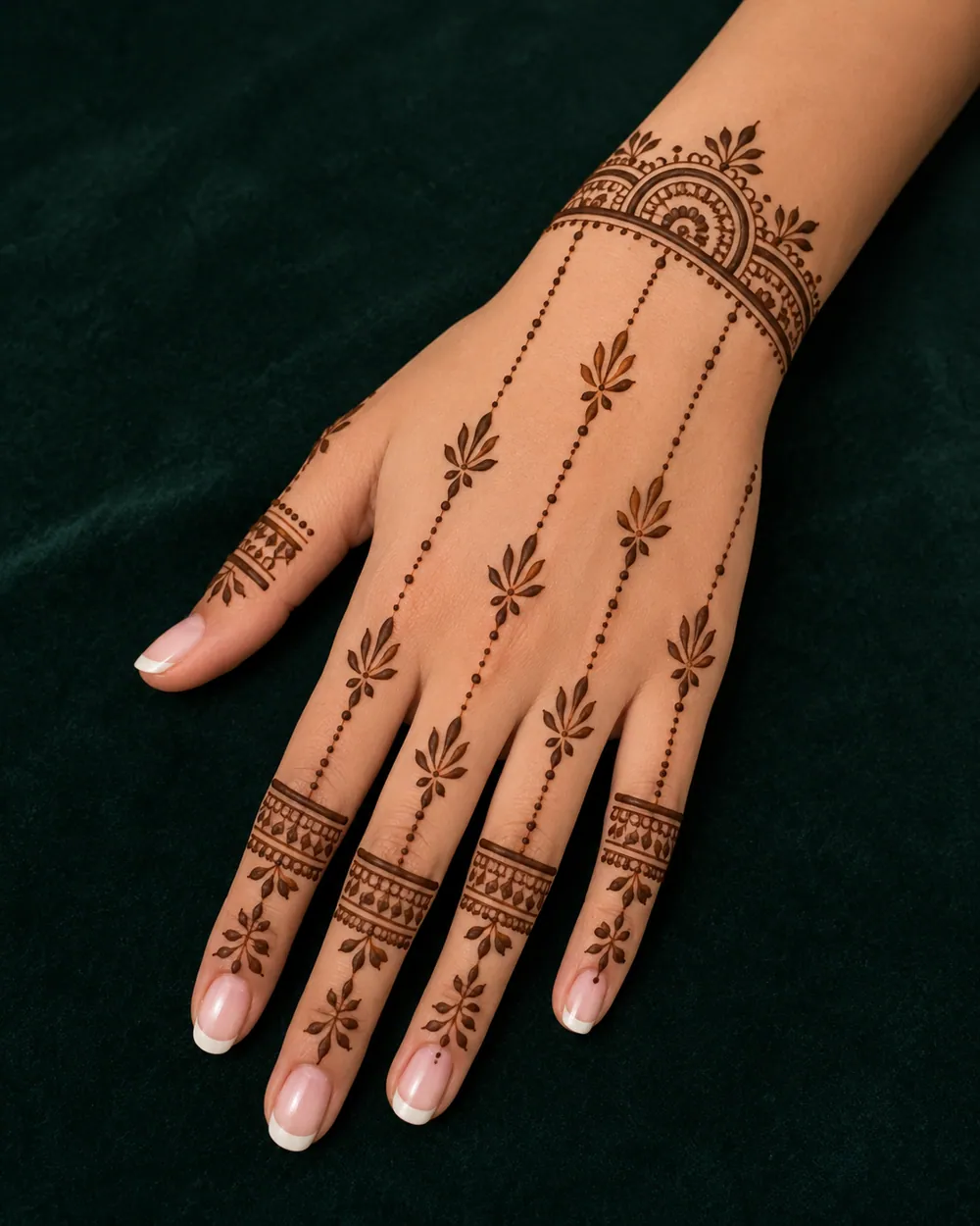 Intricate Simple Mehndi Design #28