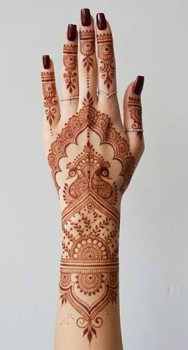 Modern Simple Mehndi Design #31