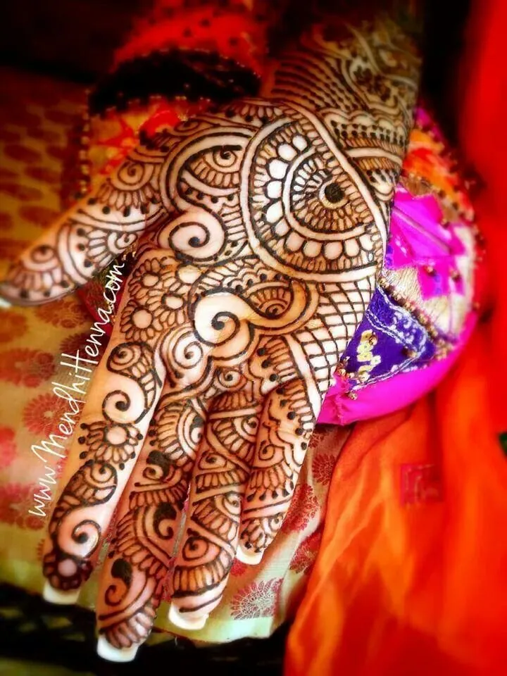 Latest Simple Mehndi Design #325