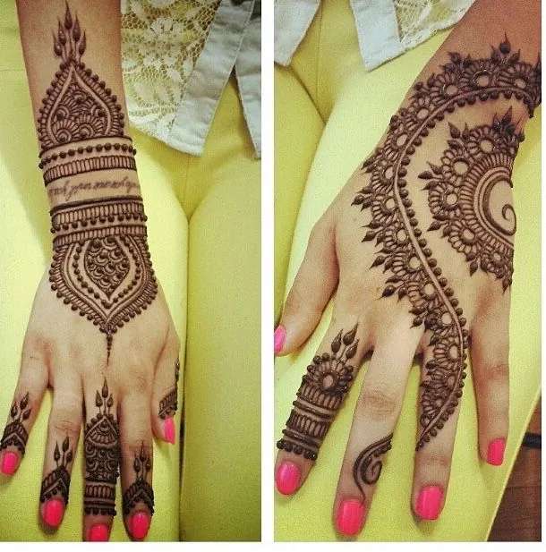Beautiful Simple Mehndi Design #384