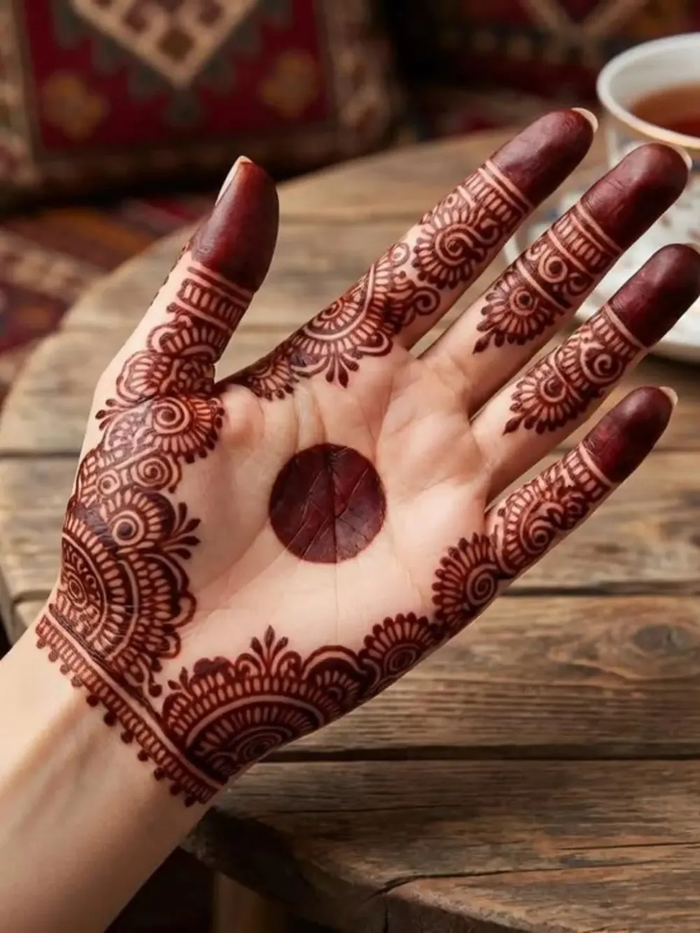 Elegant Simple Mehndi Design #50