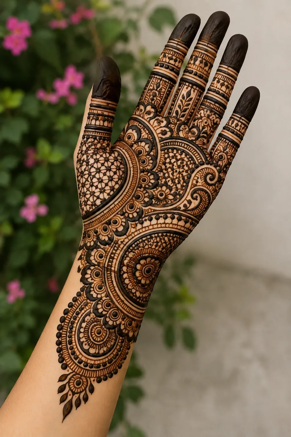Intricate Simple Mehndi Design #68