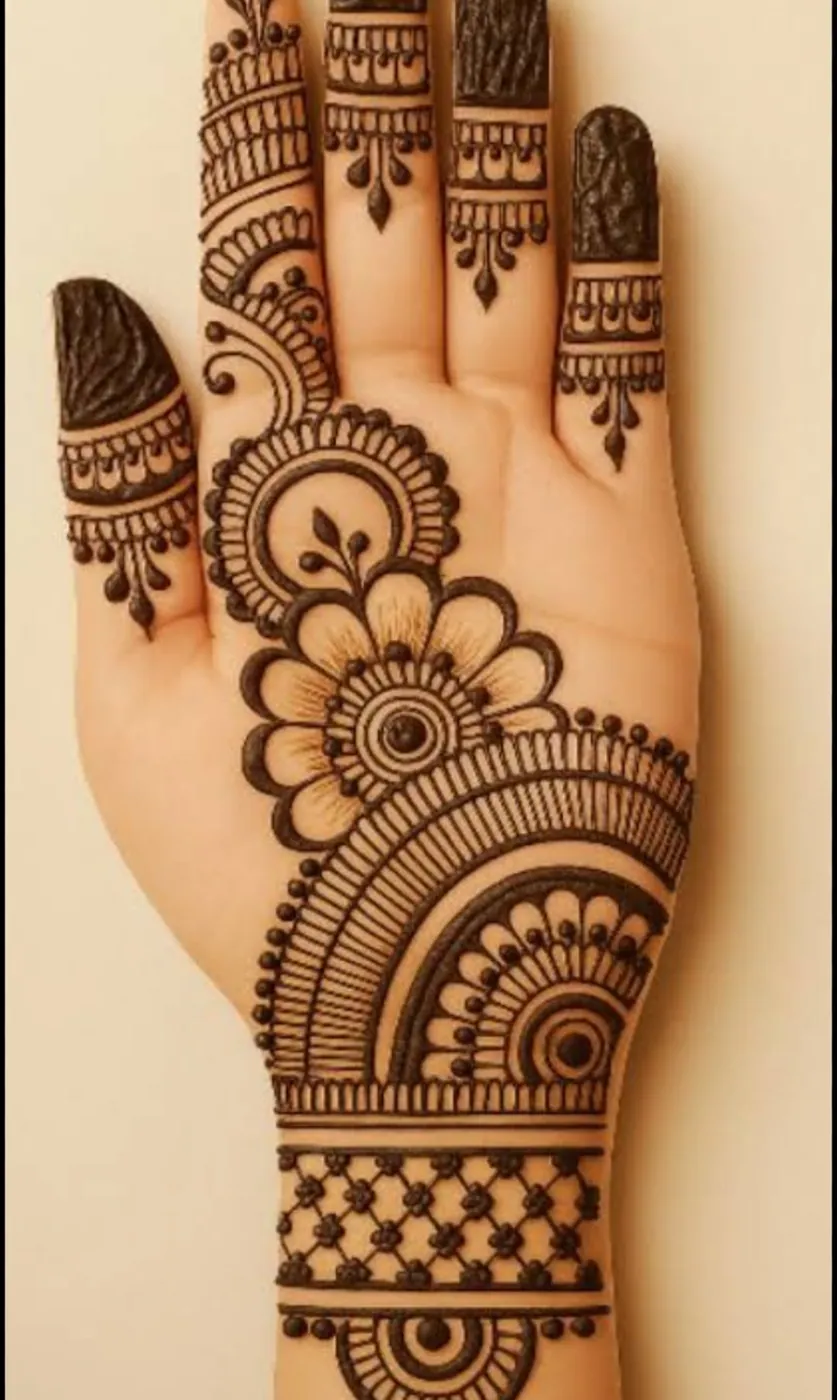Beautiful Simple Mehndi Design #74