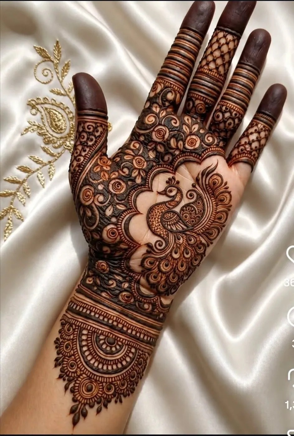 Classic Simple Mehndi Design #92